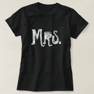 Mrs t shirts till bruden/frun