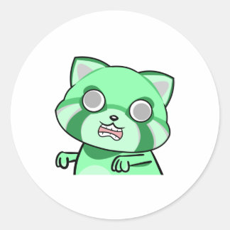 Mrs zombie runt klistermärke