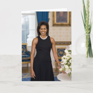 MrsObamaPortrait Kort