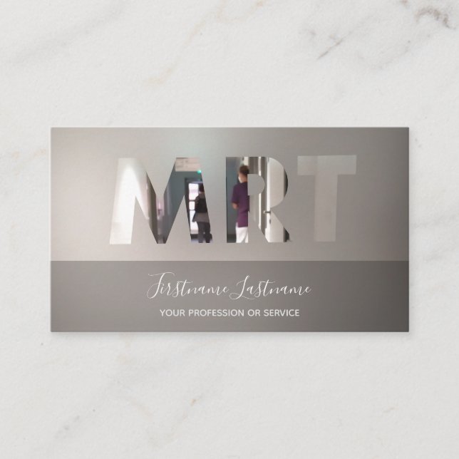 MRT radiologiklinik och MRT medicinska centrum Visitkort (Framsida)