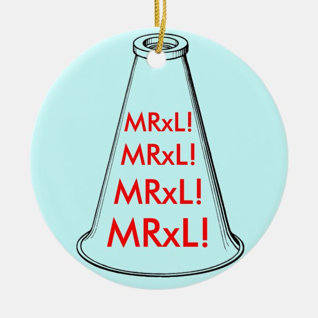MRxL! Julgransprydnad Keramik (Framsidan)
