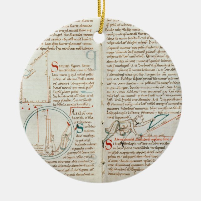 Ms235 geometri f.32 & 33, från 'en Traited'Astron Julgransprydnad Keramik (Framsidan)