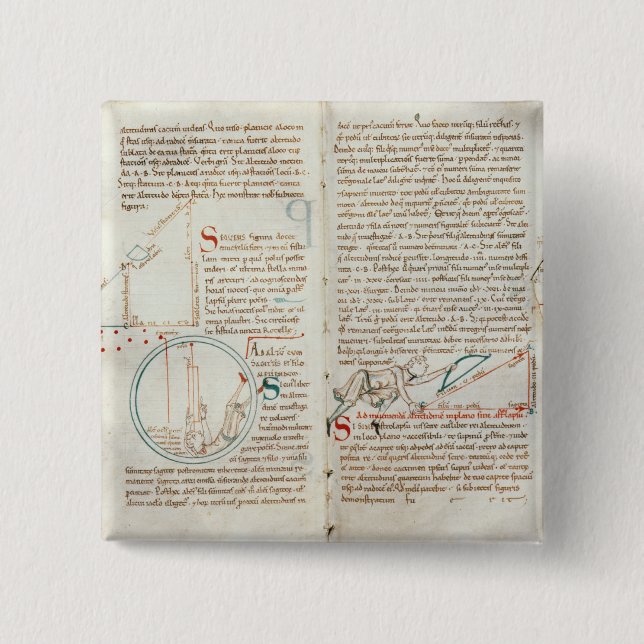 Ms235 geometri f.32 & 33, från 'en Traited'Astron Knapp (Framsida)