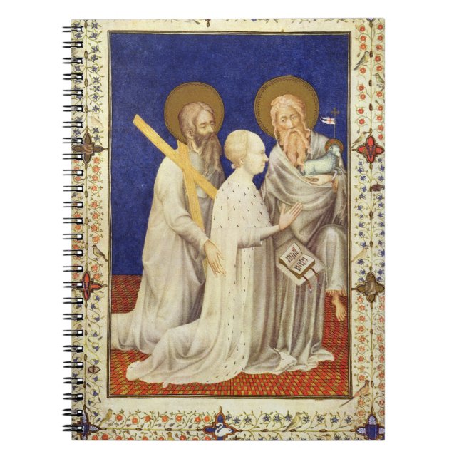 Ms 11060-11061 John, Duc de Bär på hans knävad Anteckningsbok (Framsidan)