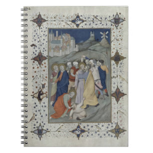 Ms 11060-11061 timmar av kor: Matin och Laude Anteckningsbok Med Spiral