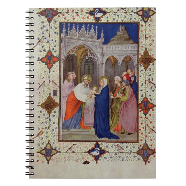 Ms 11060-11061 timmar av Notre Dame: Inga Presen Anteckningsbok (Framsidan)