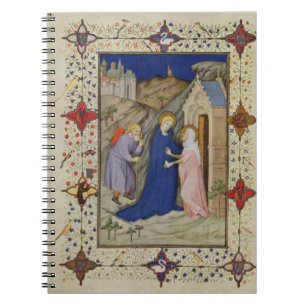 Ms 11060-11061 timmar av Notre Dame: Laudes Vien Anteckningsbok Med Spiral