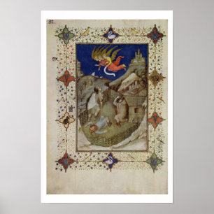 Ms 11060-11061 timmar av Notre Dame: Tierce Poster