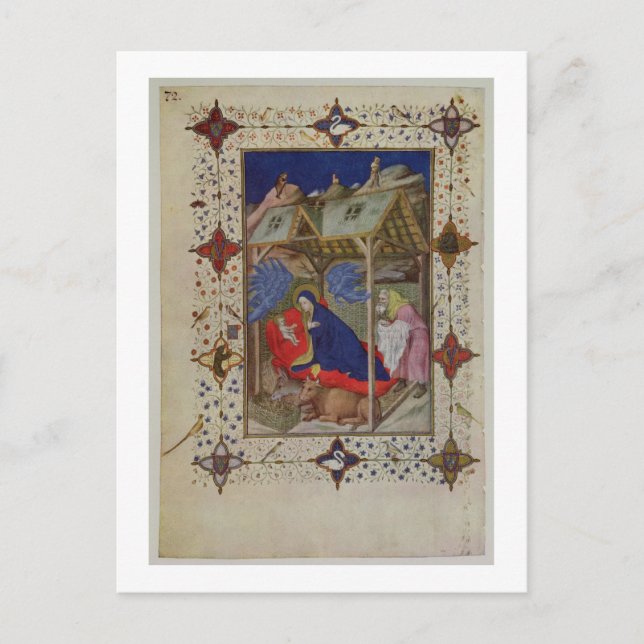 MS 11060-11061 Timme of Notre Dame: Prime, The Bir Vykort (Framsida)