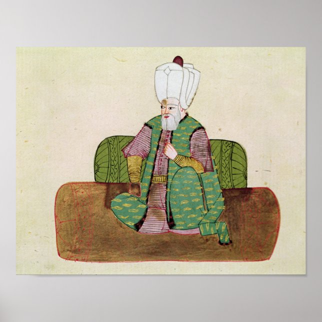 Ms 1971 Sultan Suleyman I Poster (Framsidan)