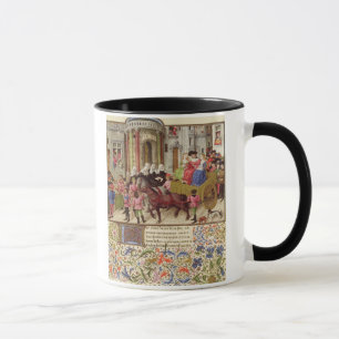 Ms 2617 Theseus gör ett triumphal tillträde in i Mugg