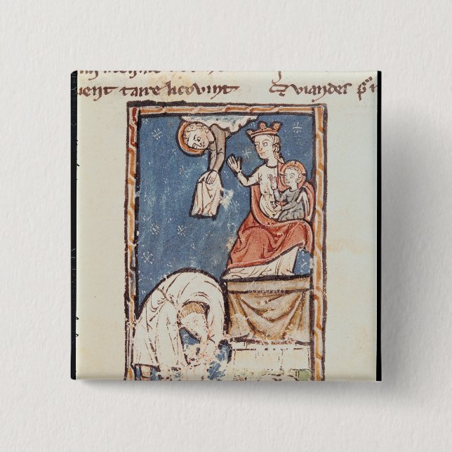 Ms 3516 f.127 jonglören av Notre Dame Knapp (Framsida)
