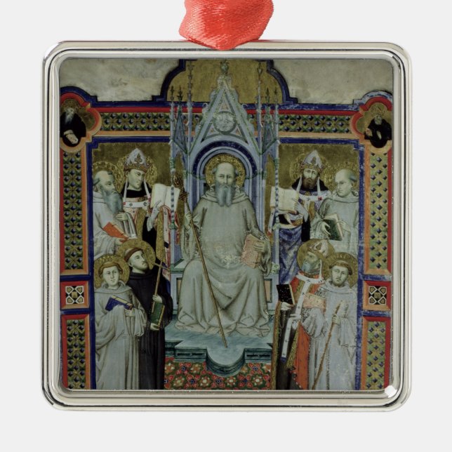 Ms 501 St. Benedict (vellängpapper) Julgransprydnad Metall (Framsidan)