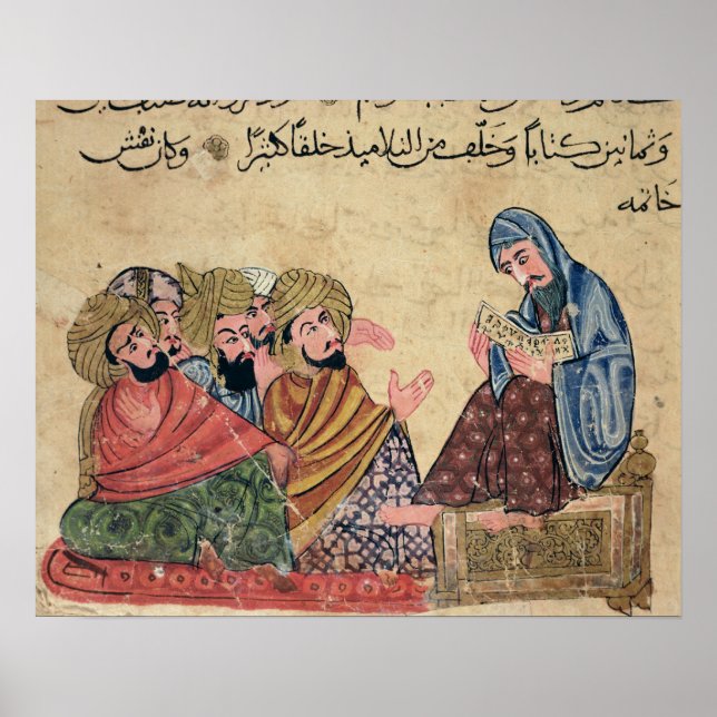 MS Ahmed III 3206 Filosopher Poster (Framsidan)