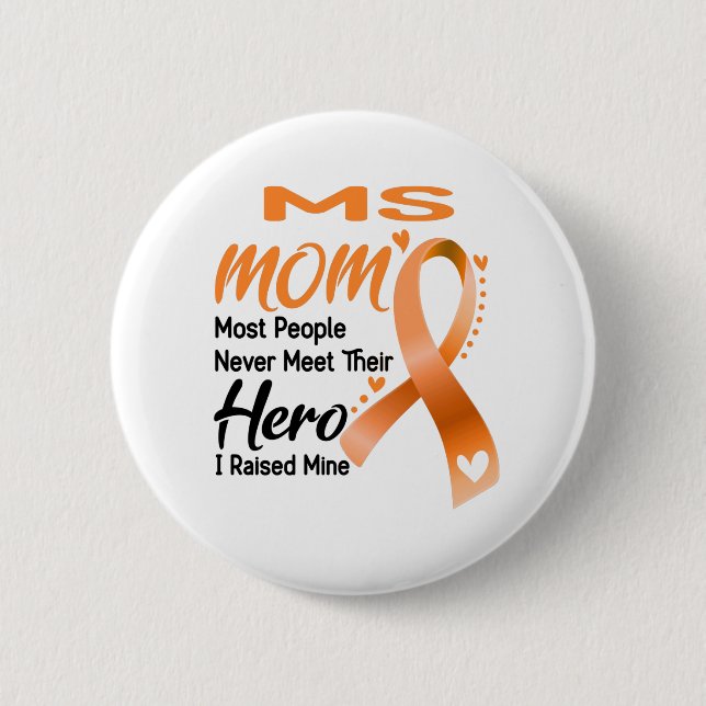 MS Awareness Month Ribbon Gifts Knapp (Framsida)