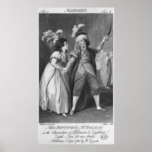 Ms. Brunton och Herr Holman som Palmira och Poster