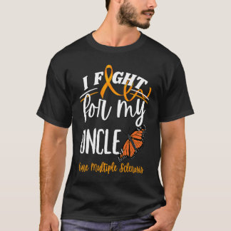 MS Butterfly, MS Många Sclerosis Awareness Cure T Shirt