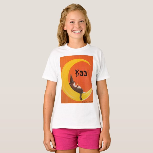 "Ms Elizabeth's" BOO Sweatshirt Tee Shirt (Hel framsida)