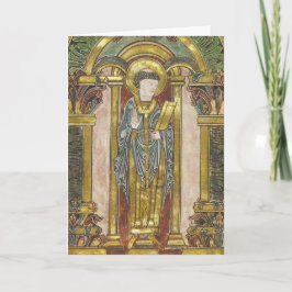 MS Illumination av S:t Swithin av Winchester (Deta Kort