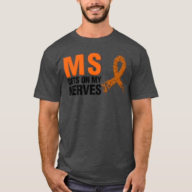 MS Irriterar Mig kompis T Shirt (Framsida)