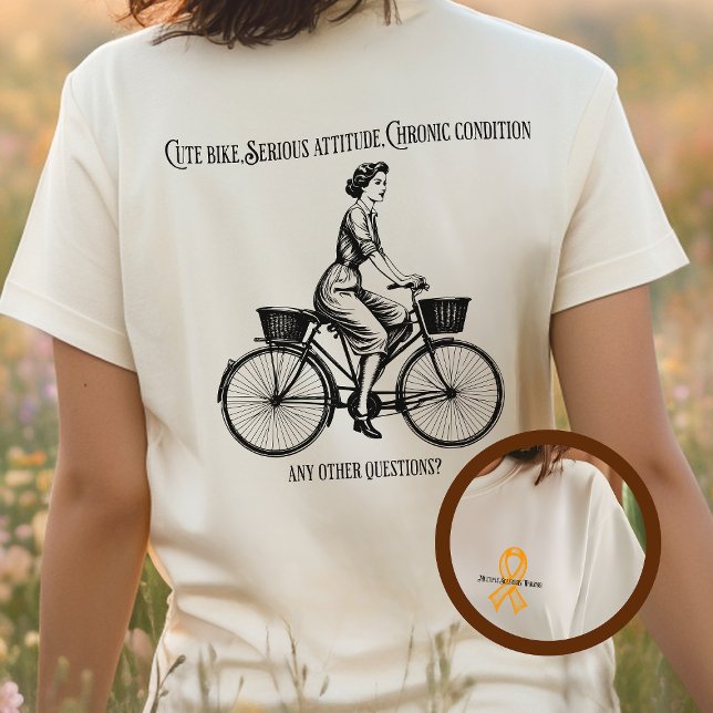 MS-krigare, älskare-gåva från många-skleros-cykeln T Shirt (Skapare uppladdad)
