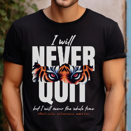 MS-krigare har en supportergåva, aldrig ge-upp-spo T Shirt