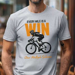 MS-krigare, många-skleros, biking älskare-gåva T Shirt