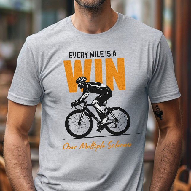 MS-krigare, många-skleros, biking älskare-gåva T Shirt (Skapare uppladdad)