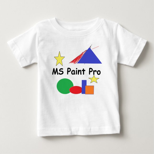 Ms målar den pro småbarnutslagsplatsskjortan t shirt (Framsida)