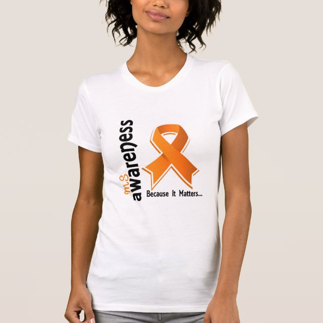 Ms-medvetenhet 5 t-shirt (Framsida)