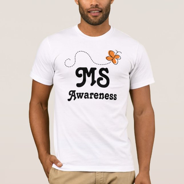 Ms-medvetenhet Tee Shirt (Framsida)