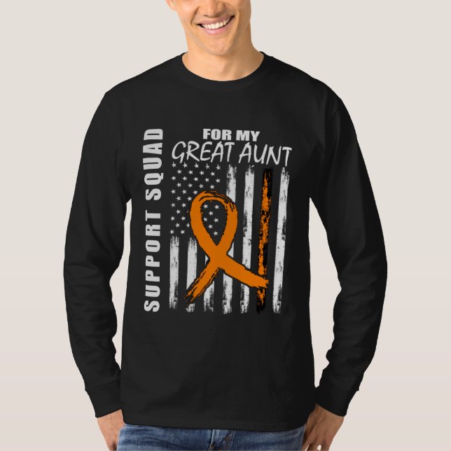 MS Mormor Multipel Skleros Medvetenhetsflagga Fa T Shirt (Framsida)