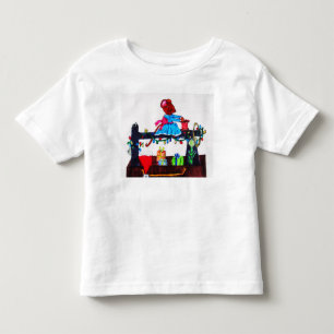 MS MOUSE GER EN SANTA HAT T SHIRT