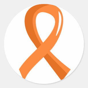 MS Orange-menyfliksområdet 3 Runt Klistermärke