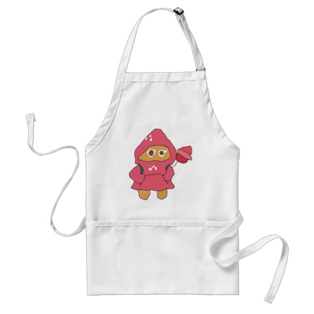 Ms Paint cookie run jordgubbskaka Förkläde (Framsidan)