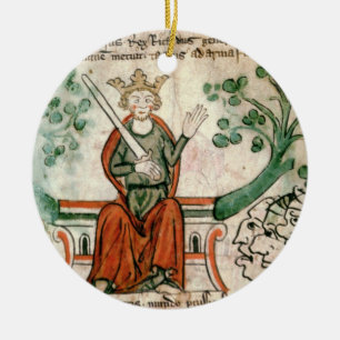Ms Royal 20 A11 Richard mig (1157-99) (det Julgransprydnad Keramik
