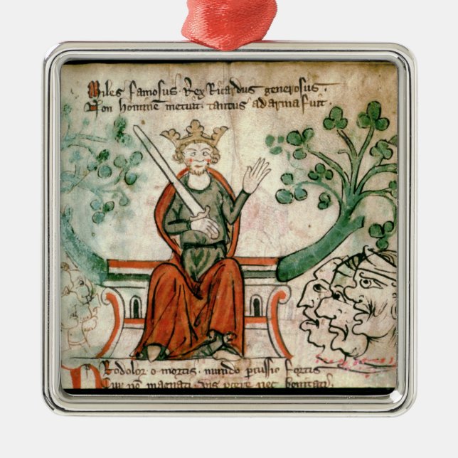 Ms Royal 20 A11 Richard mig (1157-99) (det Julgransprydnad Metall (Framsidan)