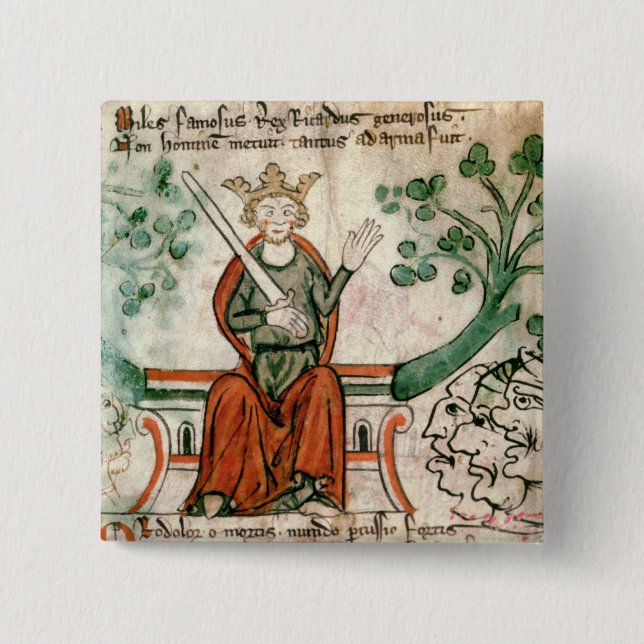 Ms Royal 20 A11 Richard mig (1157-99) (det Knapp (Framsida)