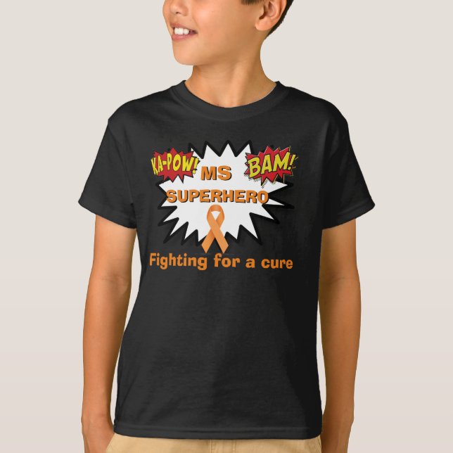 Ms-Superhero Tee Shirt (Framsida)