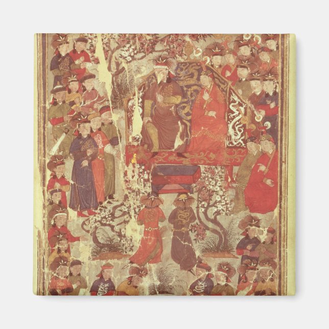 Ms Supp. Pers.Genghis Khan och hans fru Magnet (Framsidan)