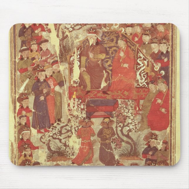 Ms. Supp. Pers.Genghis Khan och hans fru Musmatta (Framsidan)