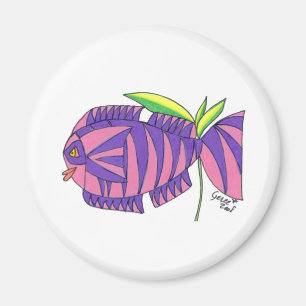 Ms Tiger Fiska Magnet