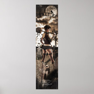 Ms Velouria Grav Poster