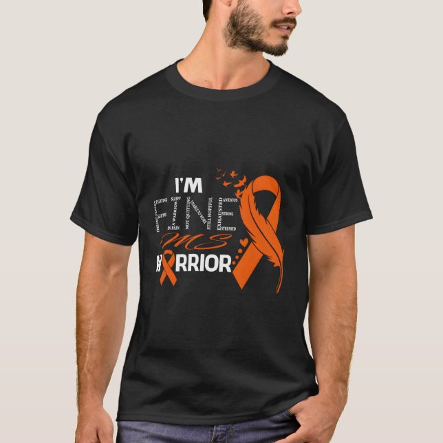 Ms Warrior, jag är Bra Feather T Shirt (Framsida)