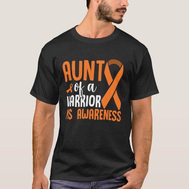 MS Warrior Multiple Sclerosis Awareness Grandma Of T Shirt (Framsida)