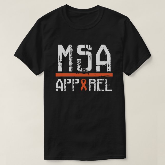 MSA-, dräkt T Shirt (Design framsida)