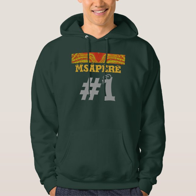 Msapere #1 Hakuna Matata Hipster Hoodie (Framsida)