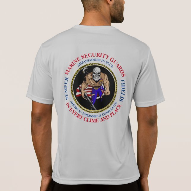 MSG AMBASSADOR I BLUE T SHIRT (Baksida)