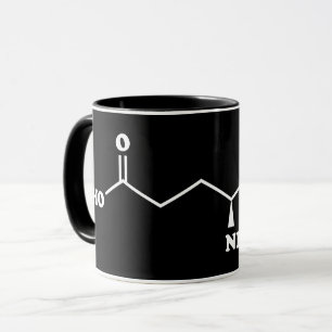 MSG Mononatriumglutamat Molecule Kemisk formel Mugg