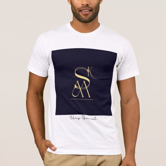 MSK-flotta och Guld T-Shirt - snygg design (Framsida)